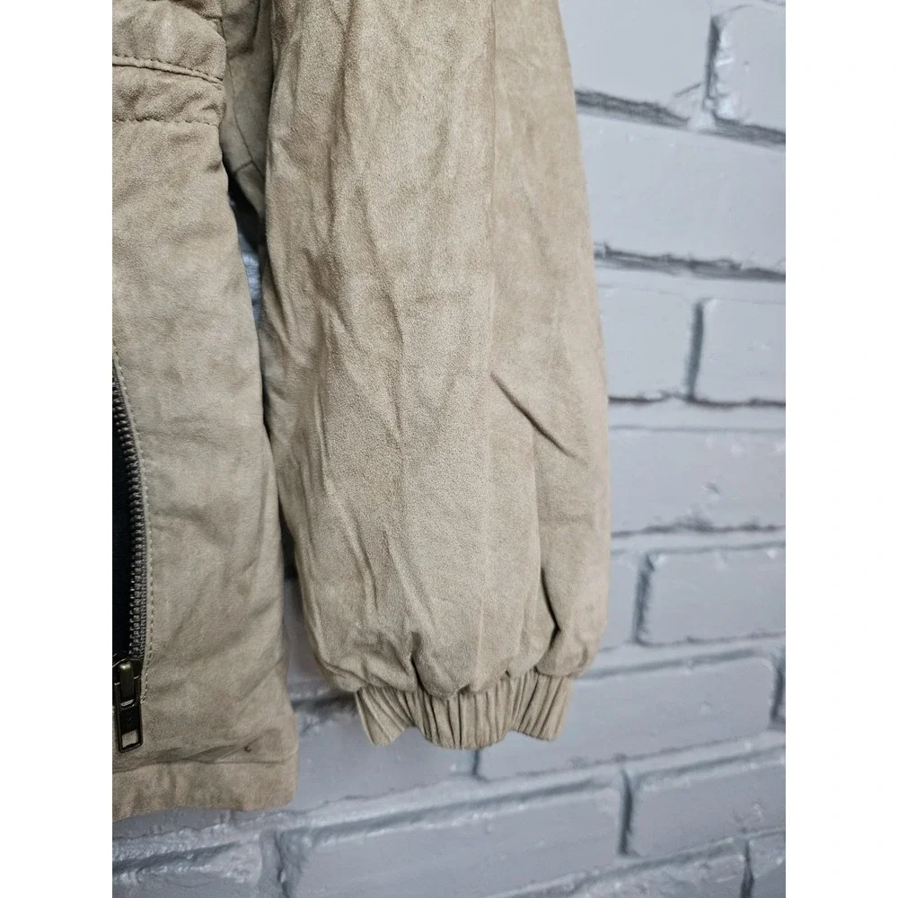 Skea Paris/Vail Women's Vintage Parka Ski Snow Jacket‎ Size 4 Brown Faux Suede